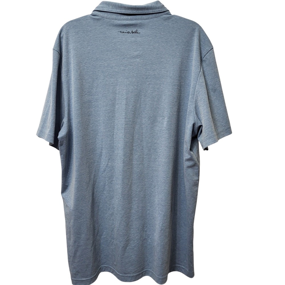 Travis Mathew Mens XXL 2XL Aerial View Golf Polo Shirt Pima Cotton Blend - Picture 2 of 8